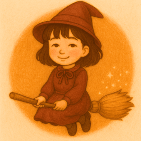 ゆるキャラ風になる昭和の魔女らるこ